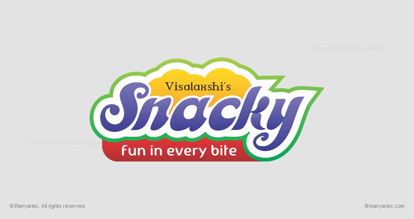 Snacky Food Products Logo Designing Coimbatore Tamilnadu India