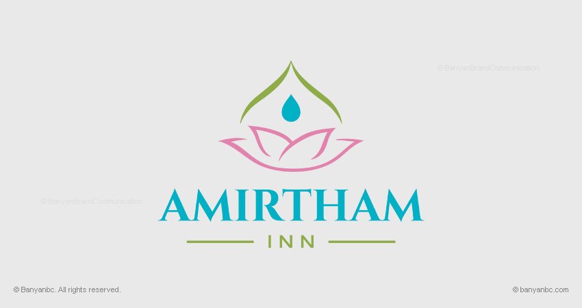 Amirtham Inn Hotel Logo Designing Coimbatore Tamilnadu India