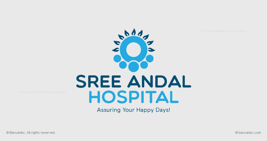 Sree Andal Hospital Logo Designing Coimbatore Tamilnadu India
