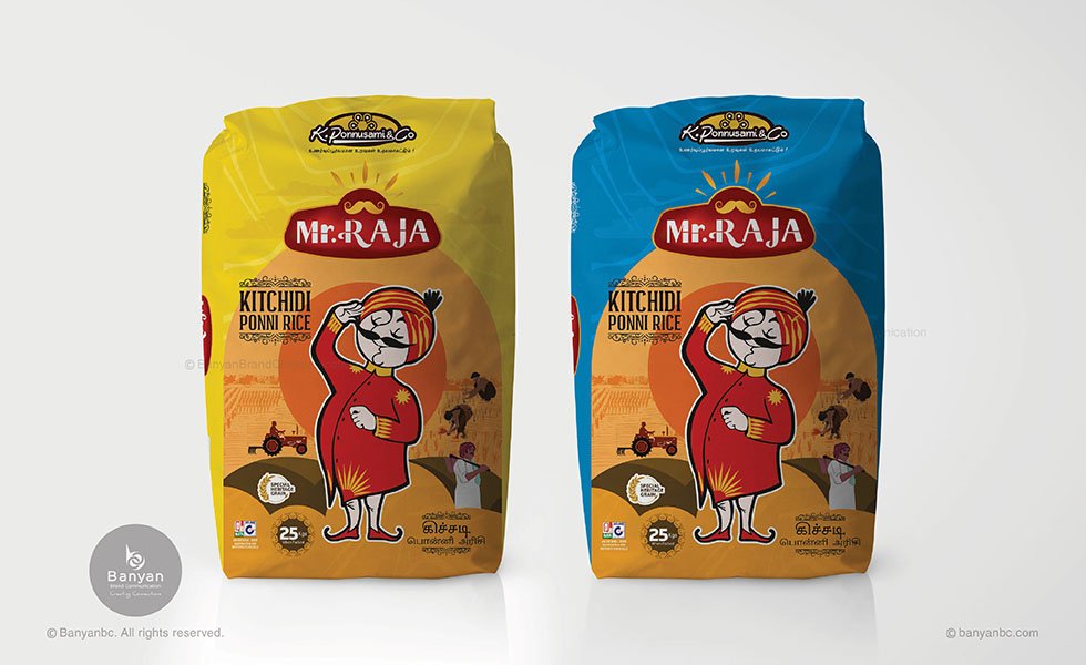 Mr.Raja Rice Bag Designing in Coimbatore Tamilnadu India